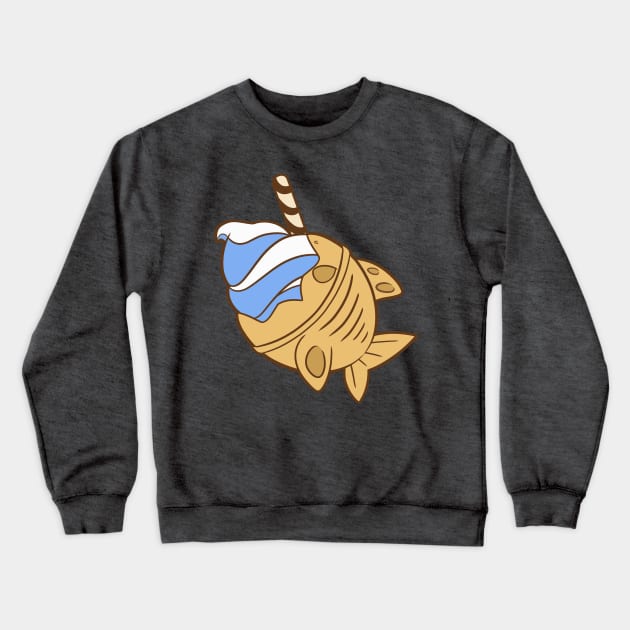 Shark Taiyaki Crewneck Sweatshirt by kinokashi